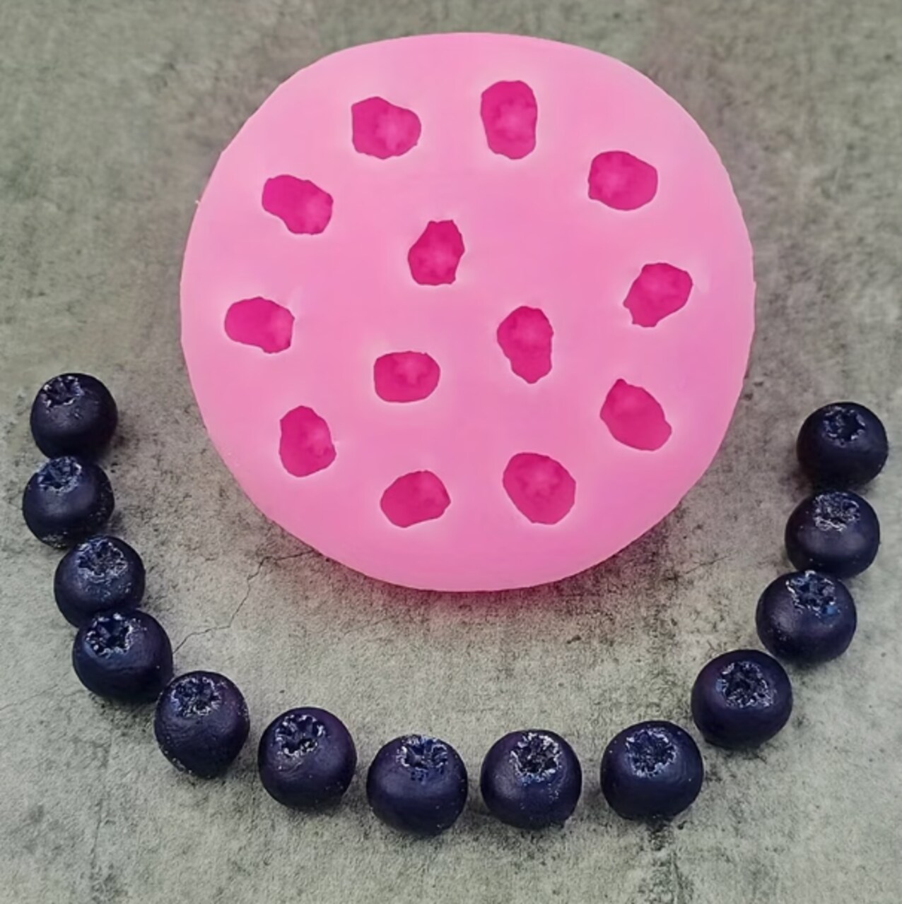 Blueberry Silicone Candy Mold – Mini Fruit Chocolate & Gummy Mold